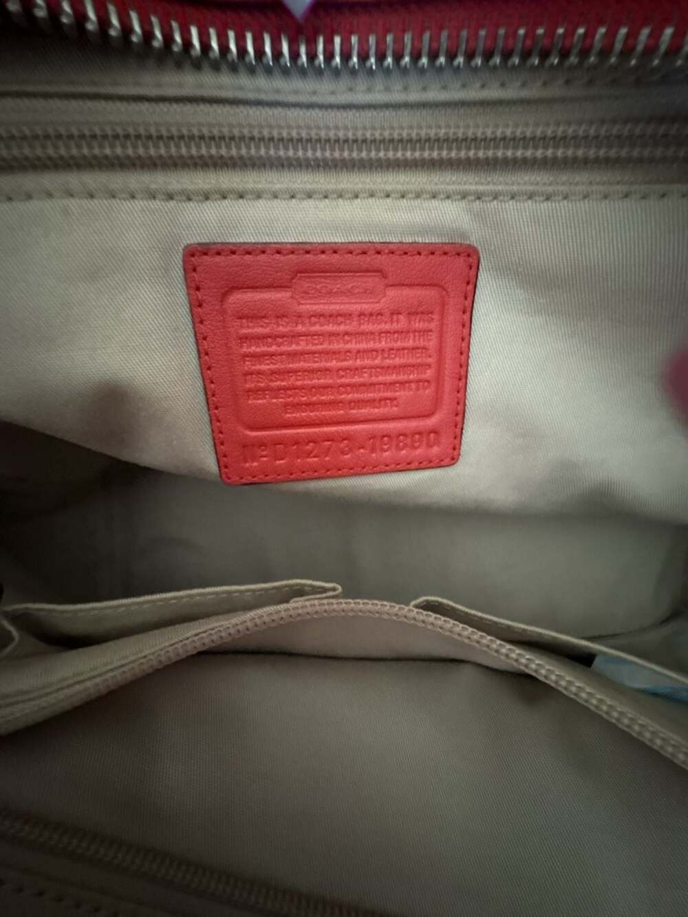 COACH Legacy Candace Carryall, 24201, Carnelian - Picture 3 of 4